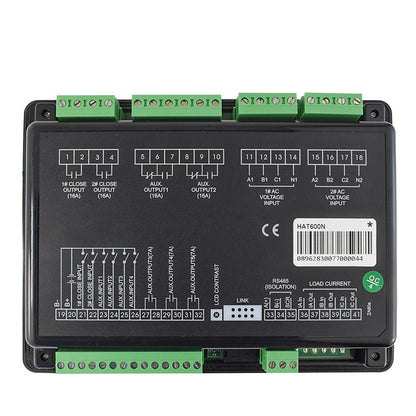 Smartgen HAT600N ATS Controller with RS485 Multi-function HAT600N