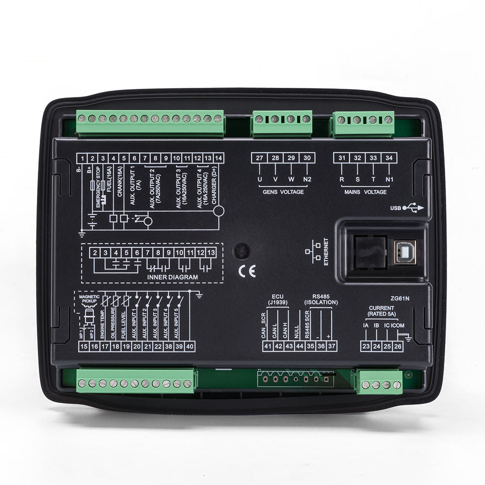 Smartgen Controller HGM6120N HGM6120CAN  HGM6120NC Electric Automatic Smart Control Panel diesel Generator Auto Start