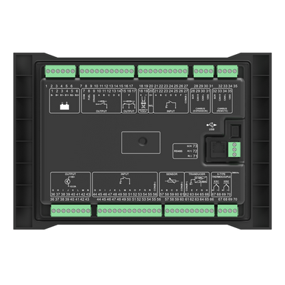 Marine Diesel Engine Remote Monitoring Controller HMC9000A HMC9000S 4.3 "color Screen +RS485+GOV Speed Control + Module Expansion