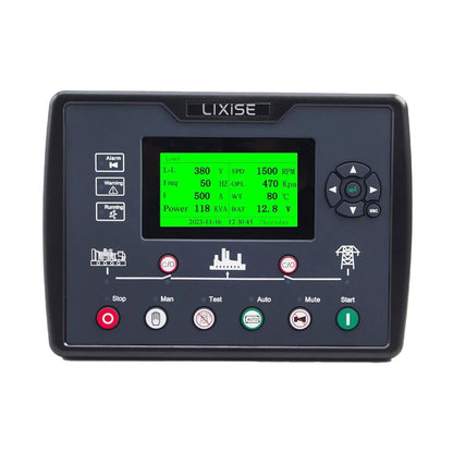 LIXiSE Diesel Generator Plc Controller LXC6220 Auto Start Control Panel USB Interface Genset Parts Circuit Board