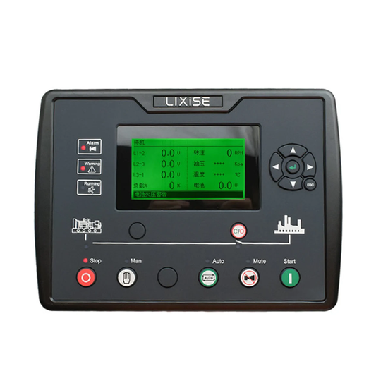 LIXiSE Diesel Generator Controller LXC6210 Auto Start Control Panel USB Genset Parts Circuit Board