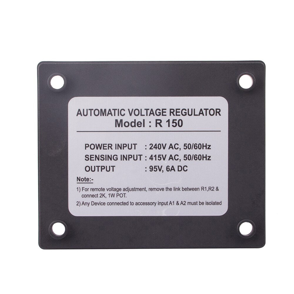 Generator Automatic Voltage Regulator R150 AVR Circuit Diagram for Diesel Engine
