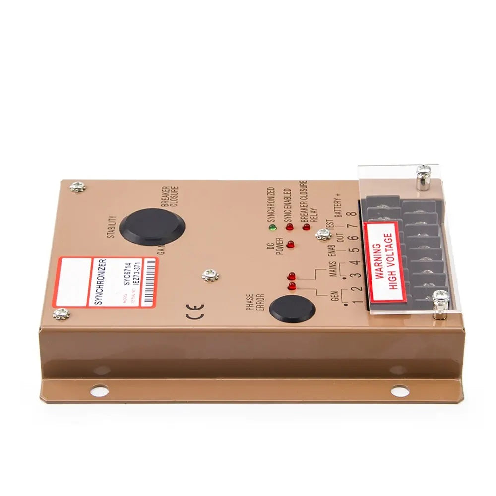 SYC6714 Engine Generator Governor Speed Controller Synchronizer Load Sharing Module DC Motor Control Board