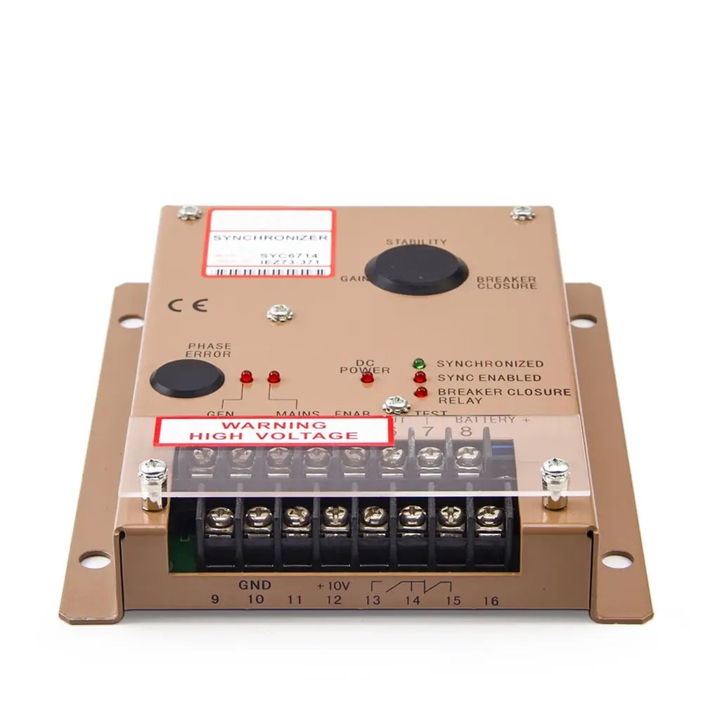 SYC6714 Engine Generator Governor Speed Controller Synchronizer Load Sharing Module DC Motor Control Board