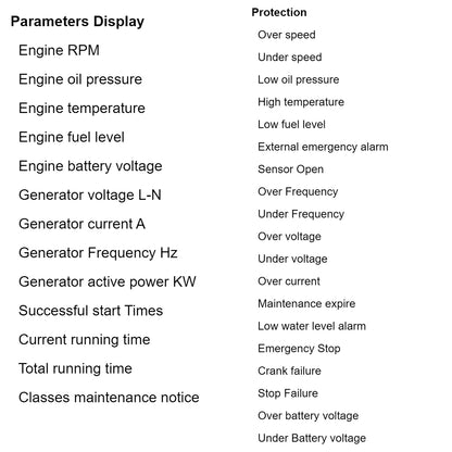 Mebay Generator Controller DC30D Auto Control Genset Generator Control Module Panel